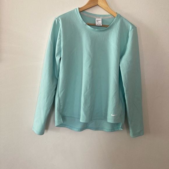 Nike Tops - Nike green large crew neck sweatshirt